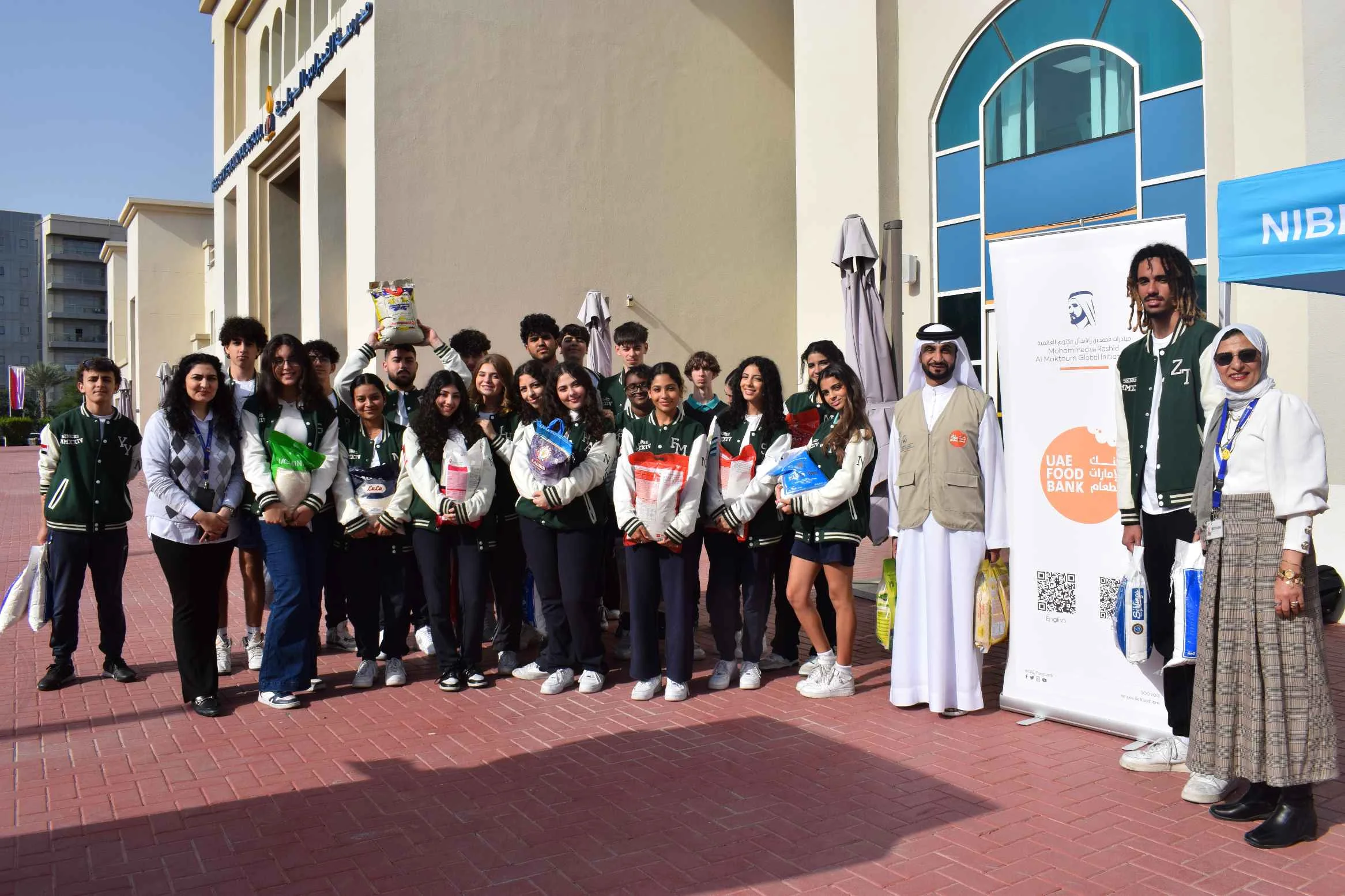 CSR initiative at NIS supports the UAE Food bank for zero hunger project